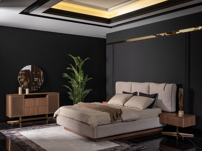 LIZBON AIR KING BEDROOM SET WITHOUT WARDROBE – Qortuba furniture قرطبة ...