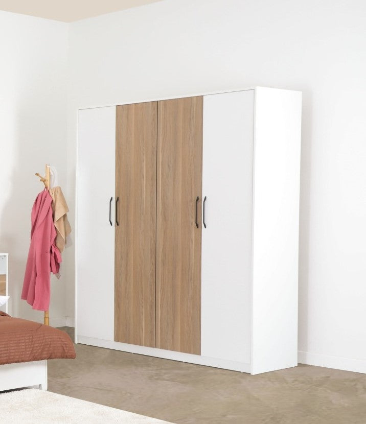RUBY 4 DOOR WARDROBE – Qortuba furniture قرطبة للأثاث