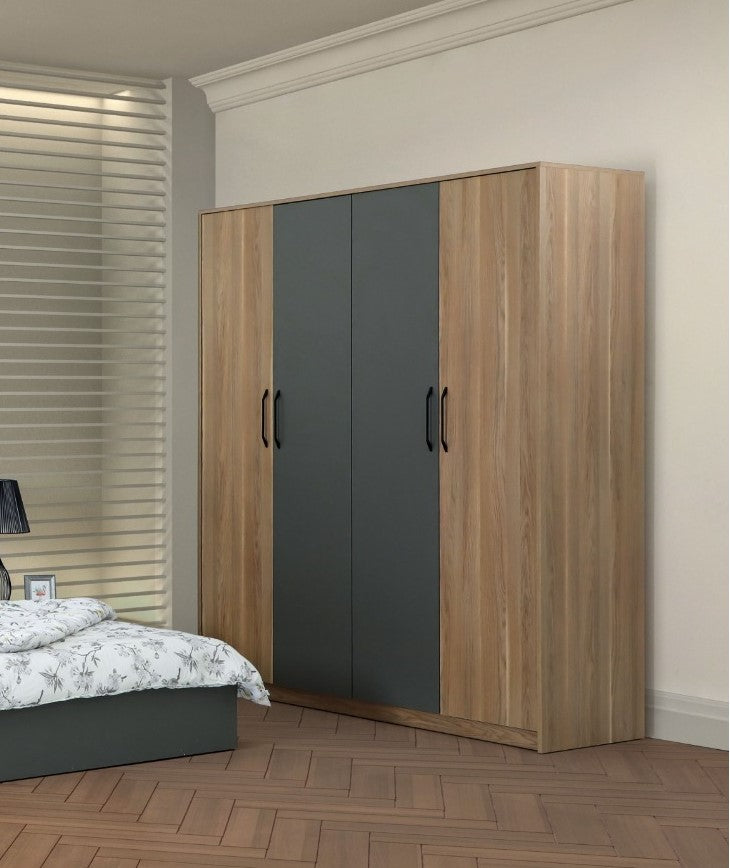 MIOS 4 DOOR WARDROBE – Qortuba furniture قرطبة للأثاث