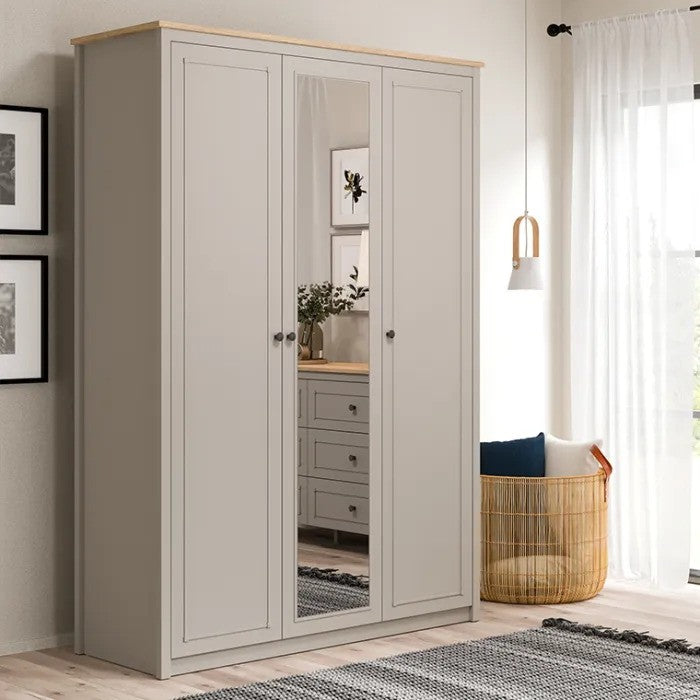 SENTO 3 DOORS WARDROBE – Qortuba furniture قرطبة للأثاث