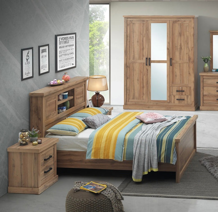 BRAXTON QUEEN BED 160 CM – Qortuba furniture قرطبة للأثاث
