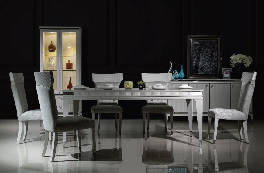 MAJESTIC DINING TABLE 8 SEATS – Qortuba furniture قرطبة للأثاث