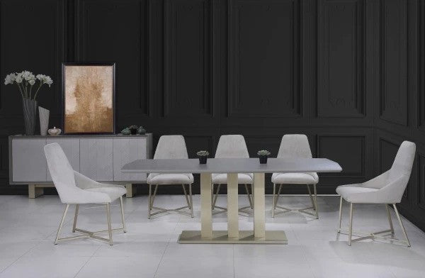 LINDSAY DINING TABLE 8 SEATS – Qortuba furniture قرطبة للأثاث