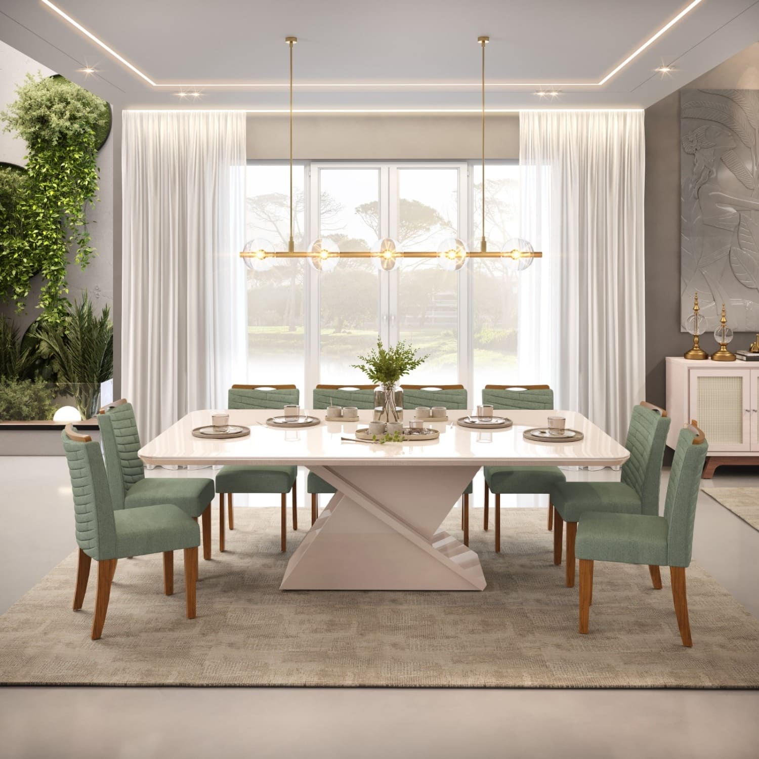 ZAFIRA DINING TABLE – Qortuba furniture قرطبة للأثاث