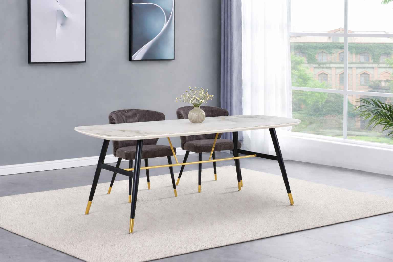 NOVERA DINING TABLE – Qortuba furniture قرطبة للأثاث