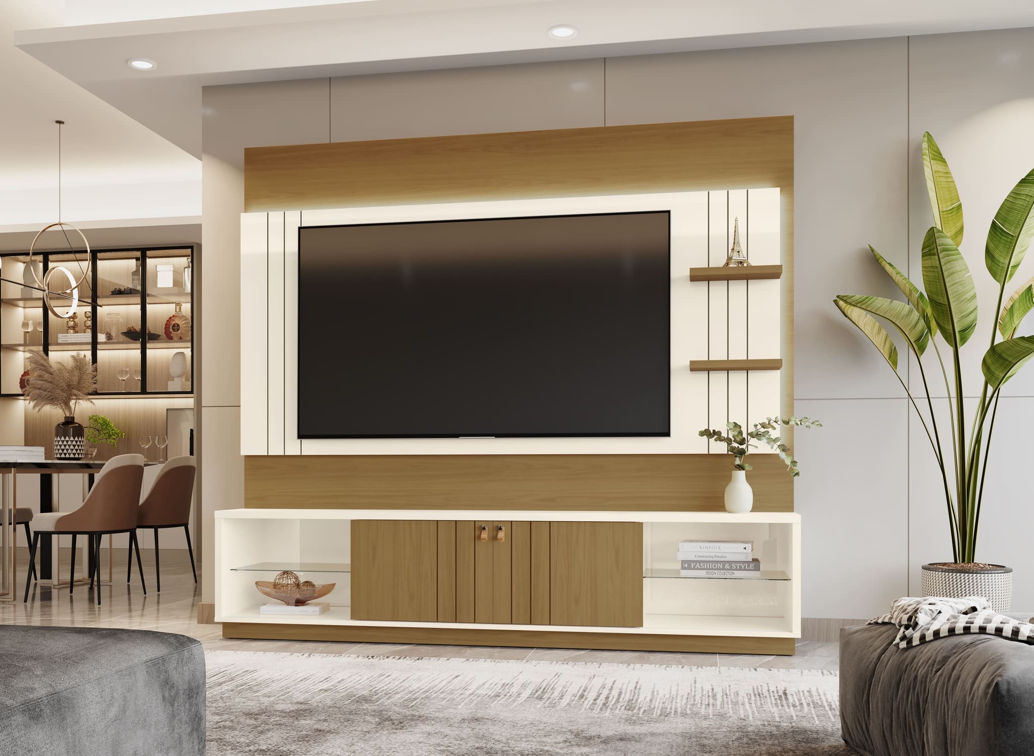 GUAIBA ENTERTEINMENT UNIT – Qortuba furniture قرطبة للأثاث