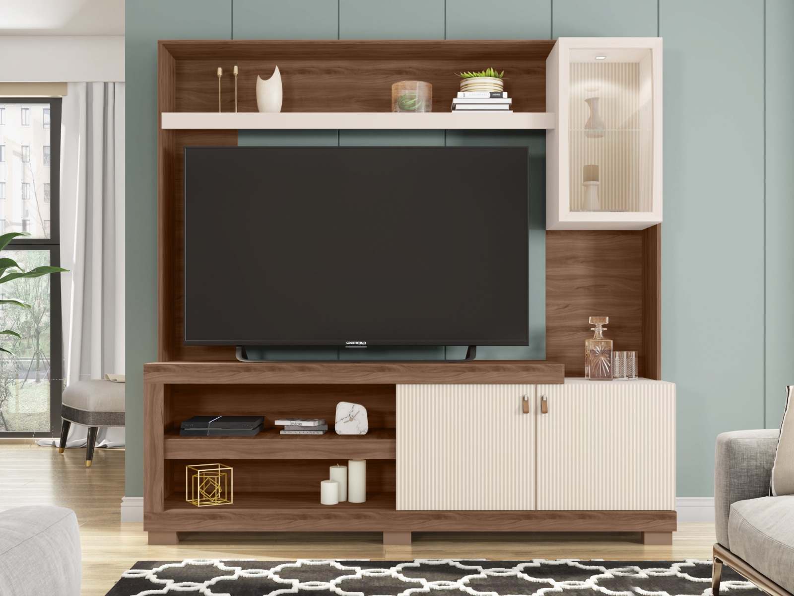 LUME ENTERTAINMENT TV UNIT – Qortuba furniture قرطبة للأثاث
