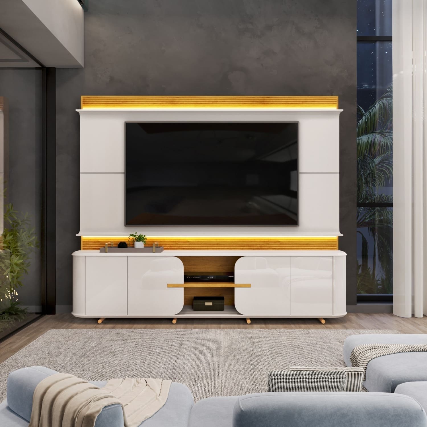 LORD ENTERTAINMENT TV UNIT – Qortuba furniture قرطبة للأثاث