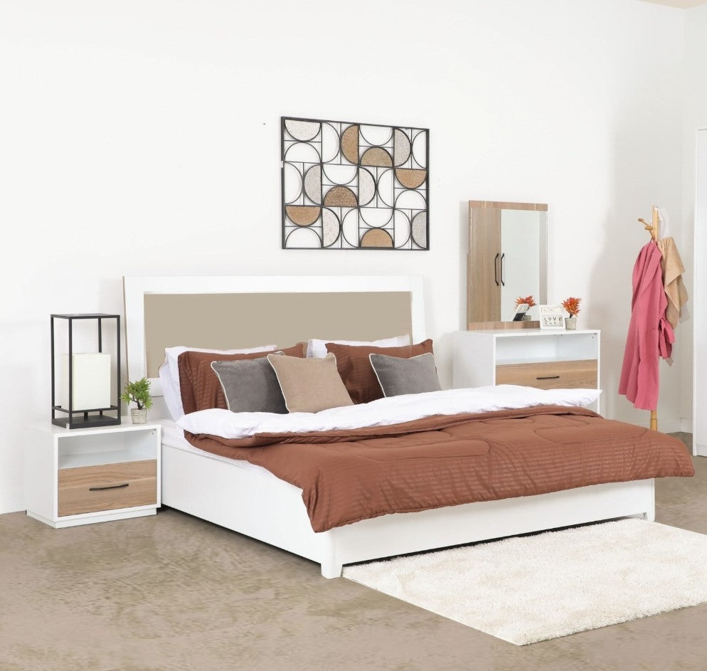 RUBY KING BEDROOM SET WT WARDROBE