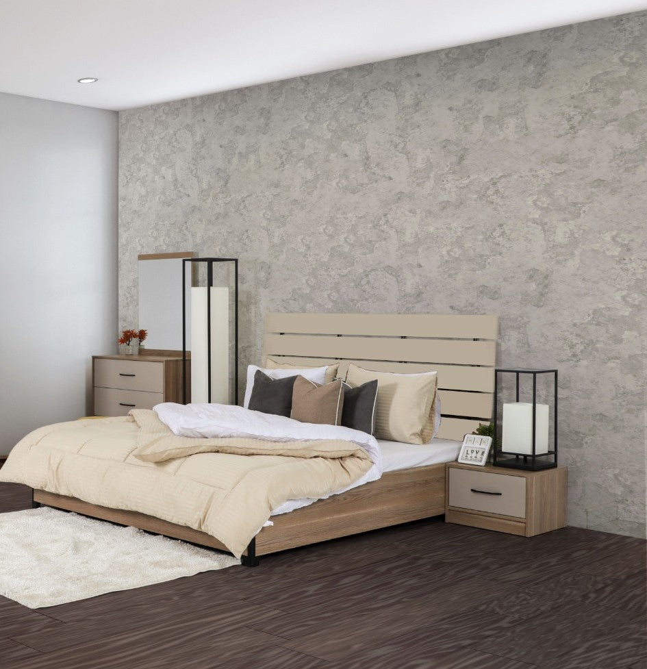 RELAX KING BEDROOM SET WT WARDROBE