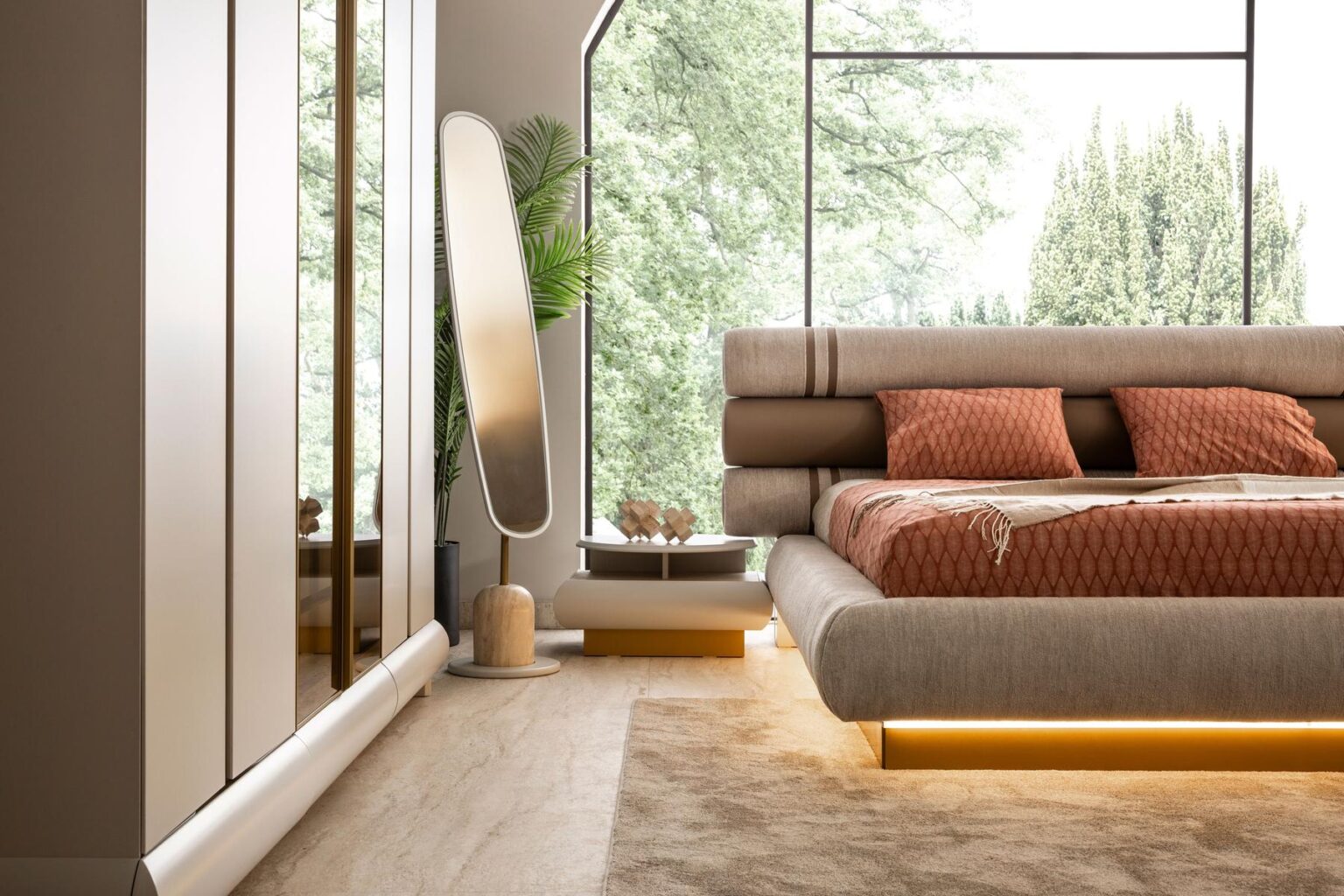 MILAS  KING BEDROOM SET WITHOUT WARDROBE