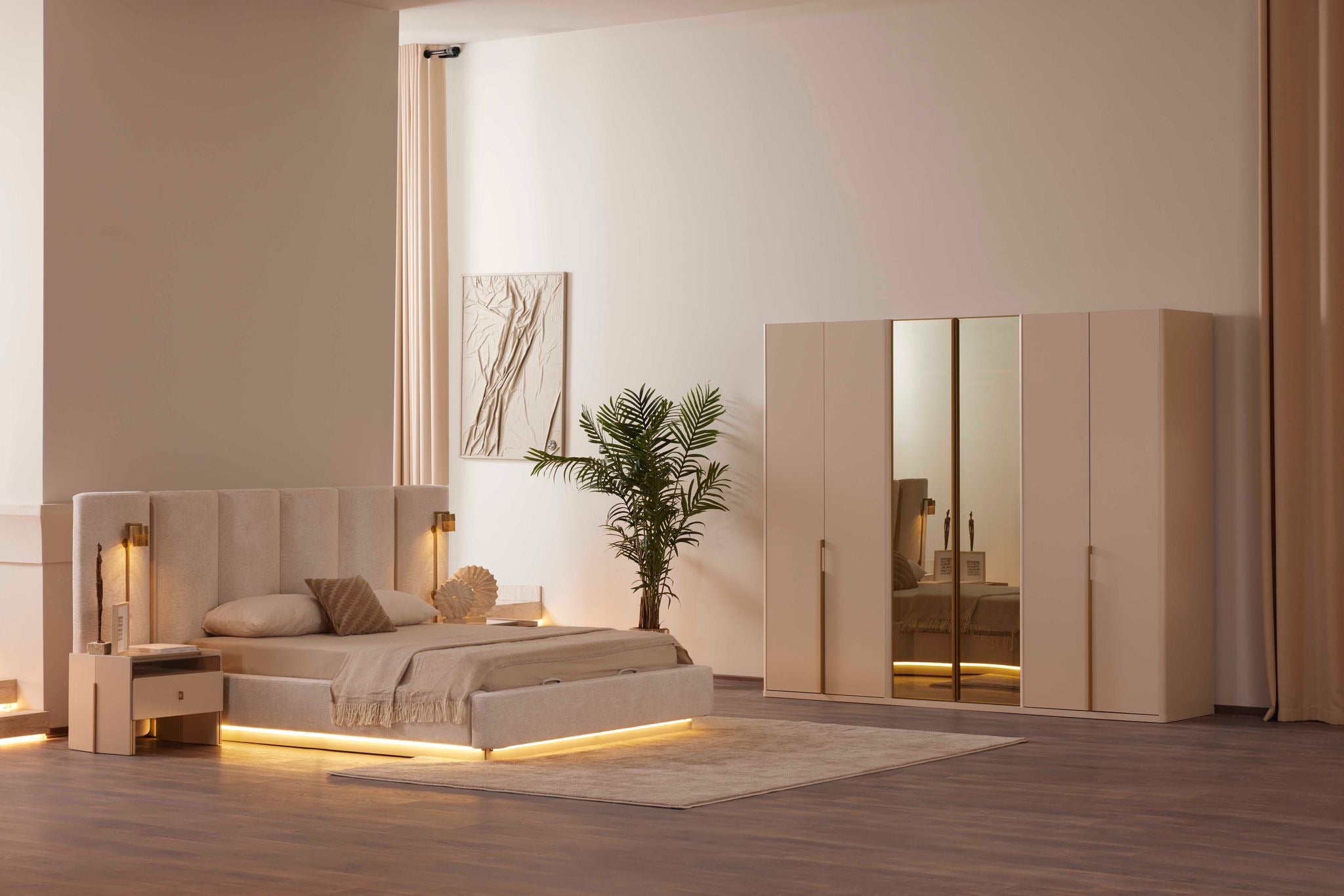 HELEN KING BEDROOM SET WITHOUT WARDROBE