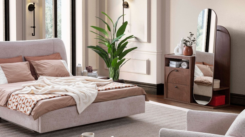 MALAGA KING BEDROOM SET 180 CM WITHOUT WARDROBE