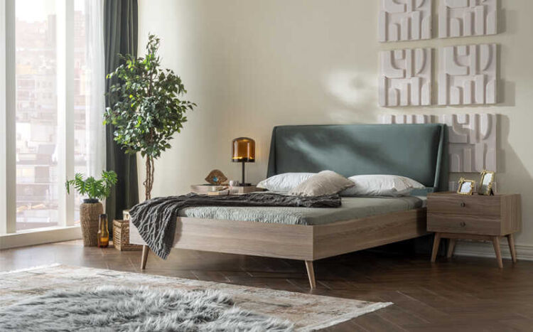 FRIDA QUEEN BEDROOM SET WITHOUT WARDROBE