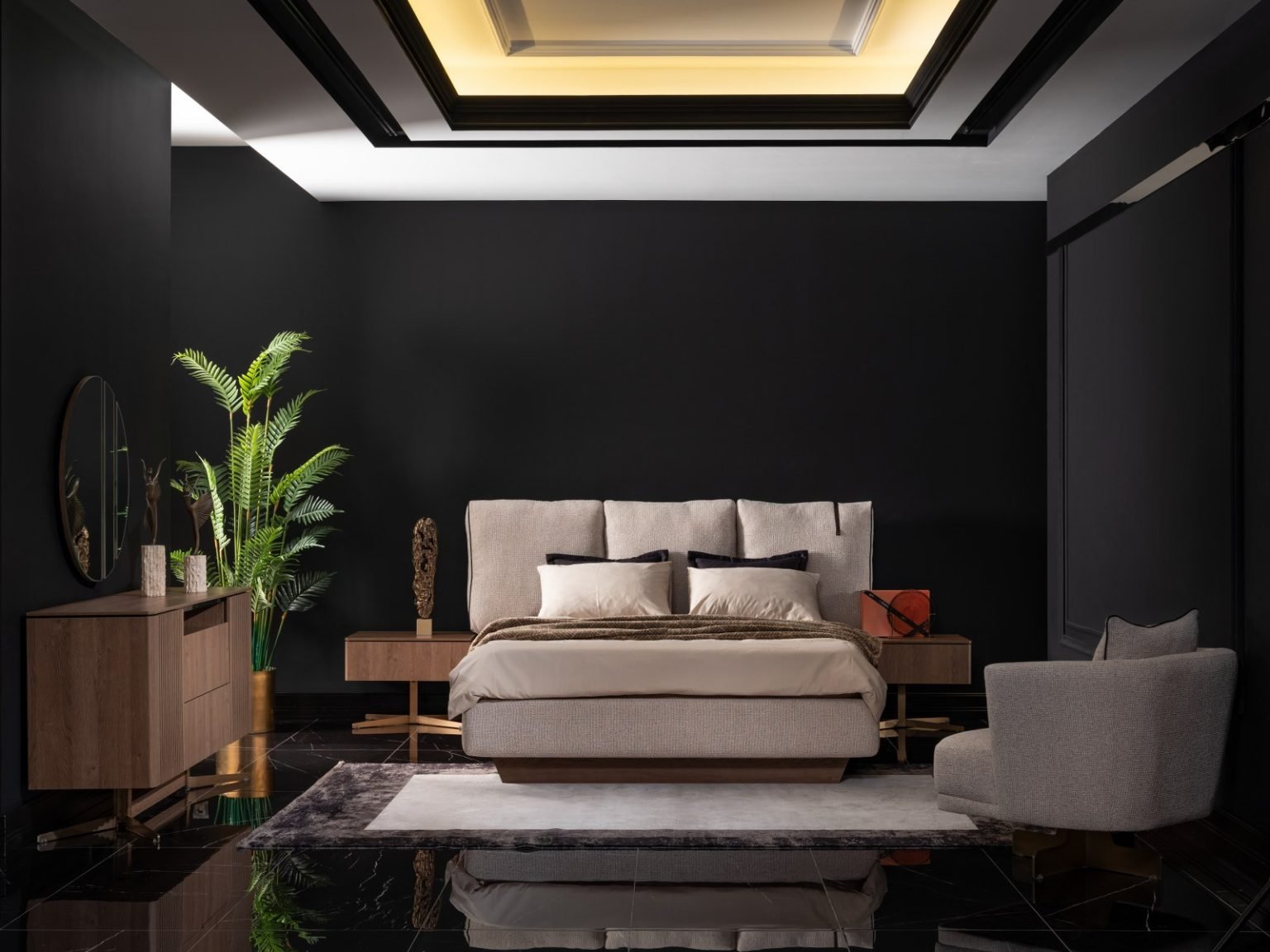 LIZBON AIR KING BEDROOM SET WITHOUT WARDROBE