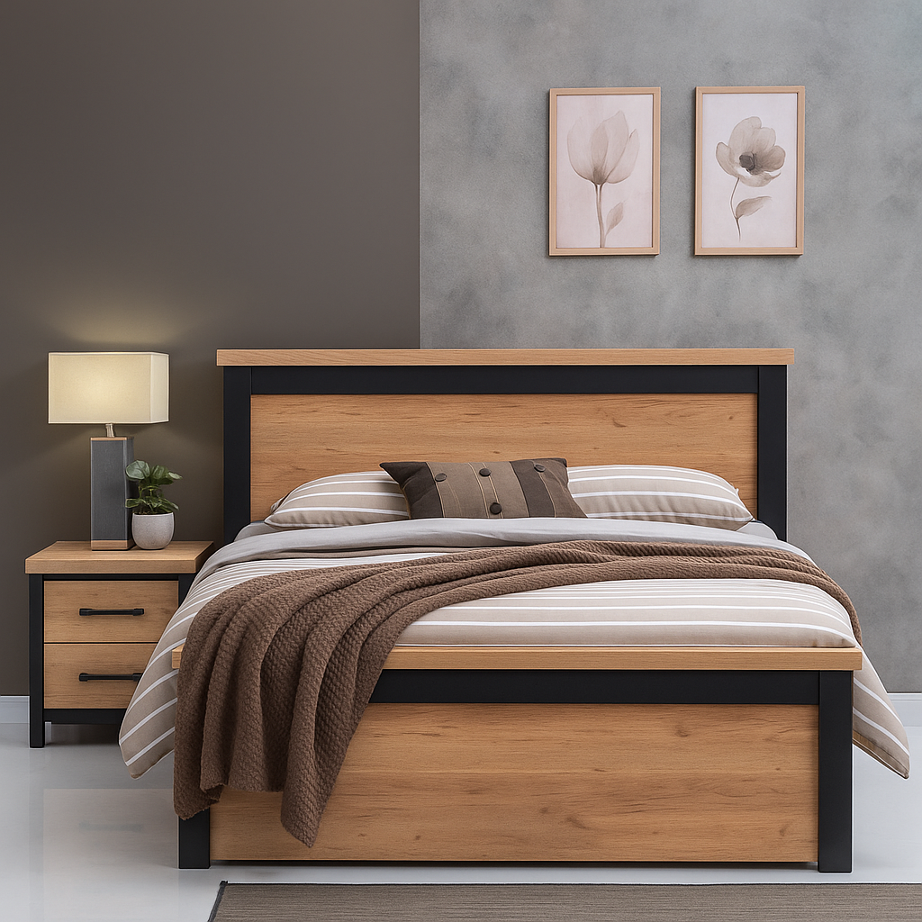 LIBERTY QUEEN BED 160 CM