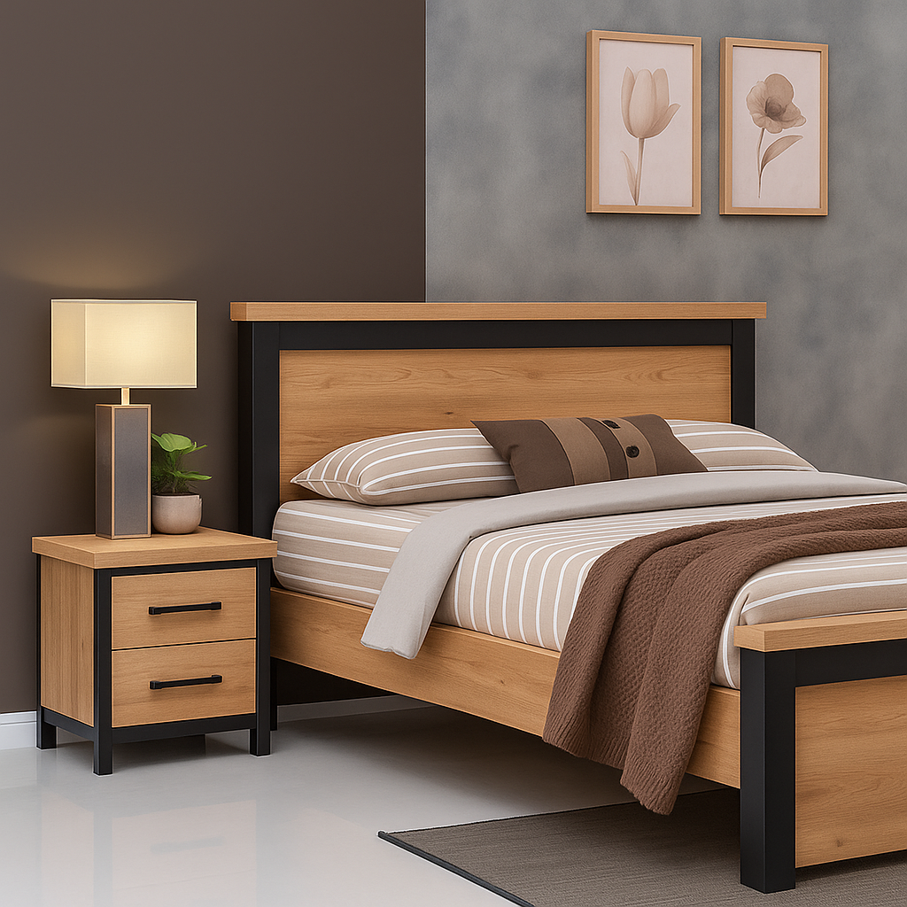 LIBERTY QUEEN BED 160 CM