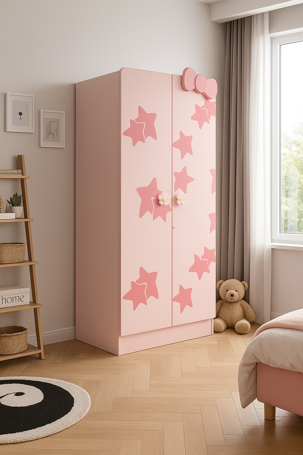 2 DOOR WARDROBE – Qortuba furniture قرطبة للأثاث