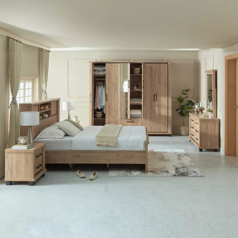 BELFORT 6 DOORS WARDROBE WITH 2 MIRROR