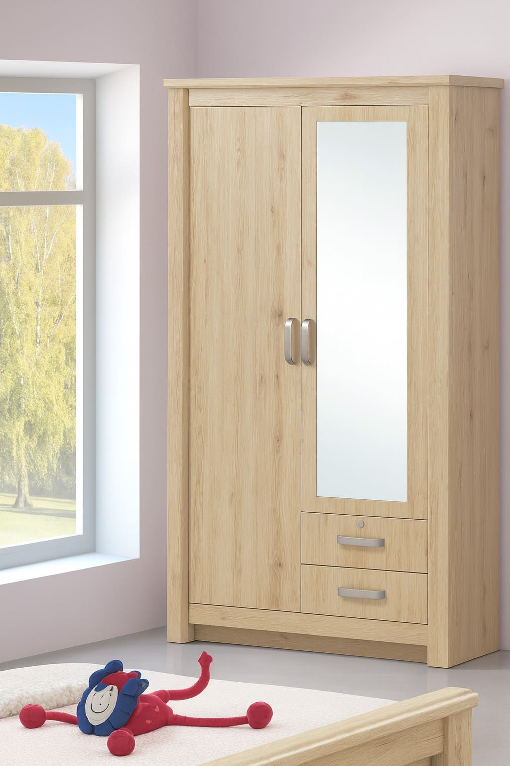 AMILINE 2 DOORS WARDROBE