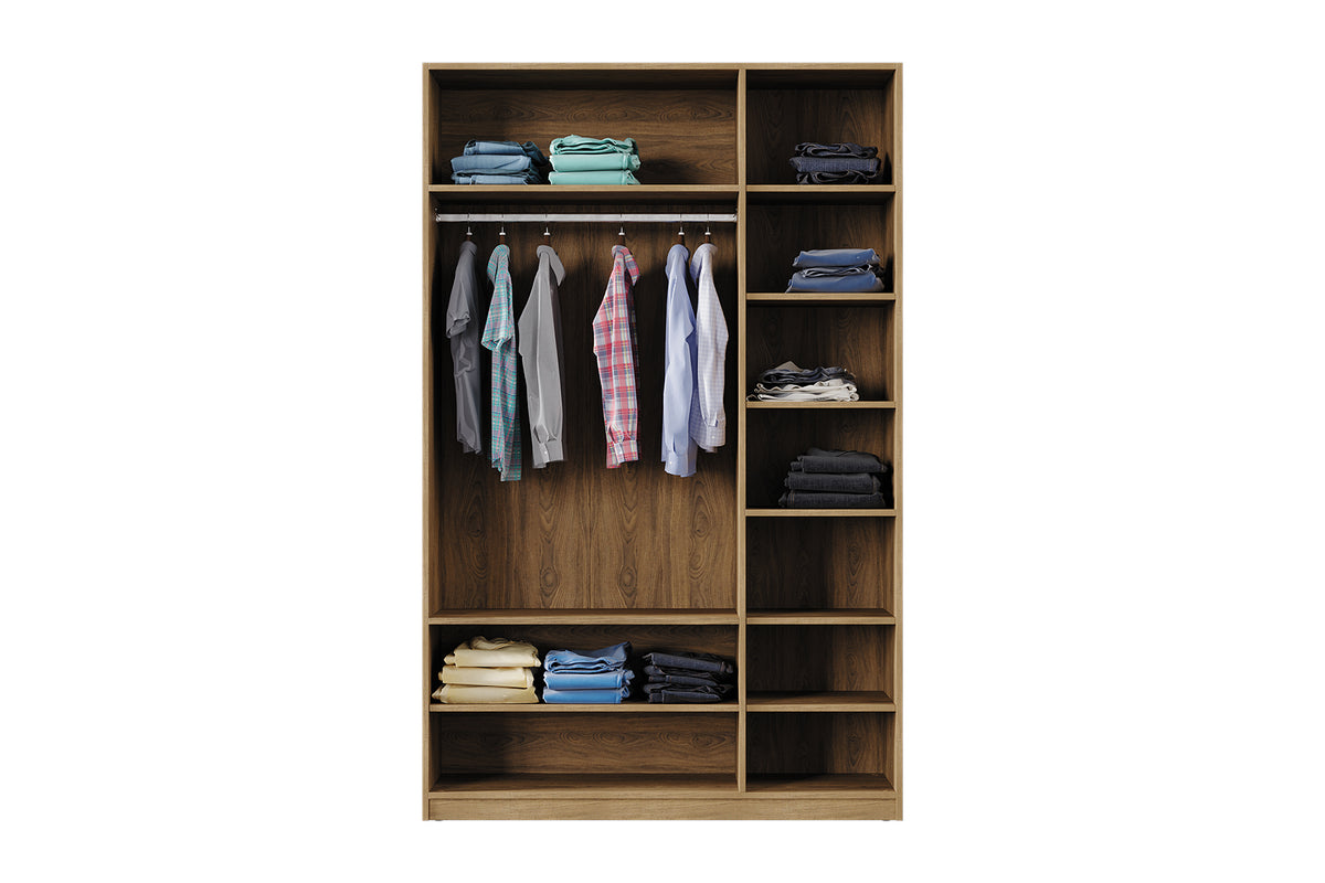 LEGEND 3 DOOR WARDROBE WITH SHELVE – Qortuba furniture قرطبة للأثاث