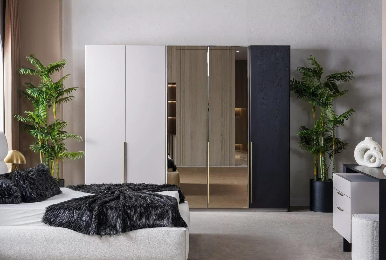 FELIX 5 DOOR WARDROBE – Qortuba furniture قرطبة للأثاث