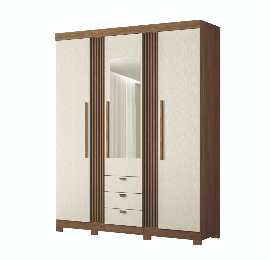 AURORA 3 DOOR WARDROBE – Qortuba furniture قرطبة للأثاث