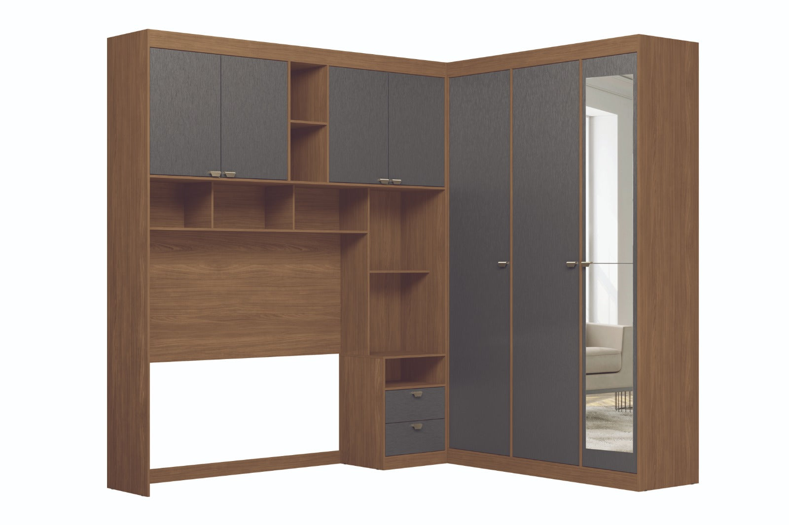 LUGANO SMART CORNER WARDROBE