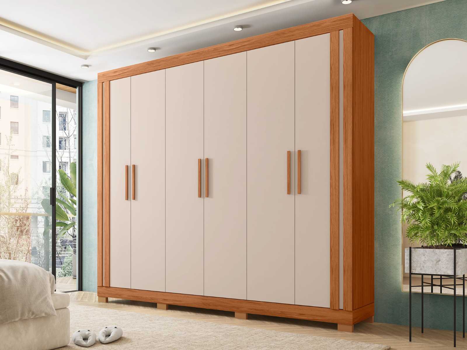 EDEN 6 DOOR WARDROBE