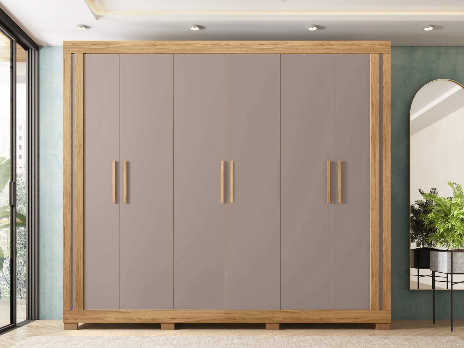 EDEN 6 DOOR WARDROBE
