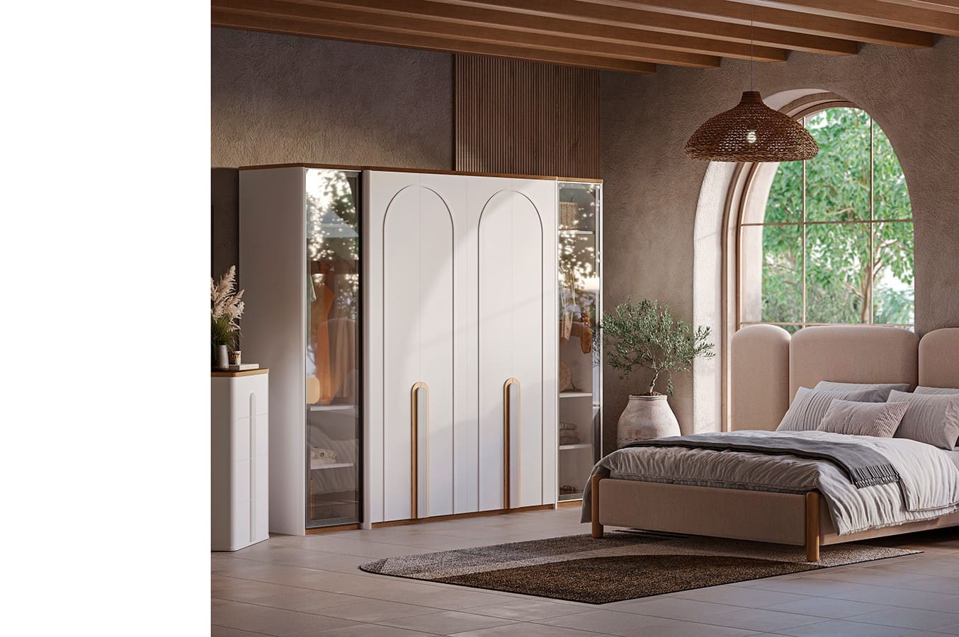 BODRUM 6 DOOR WARDROBE