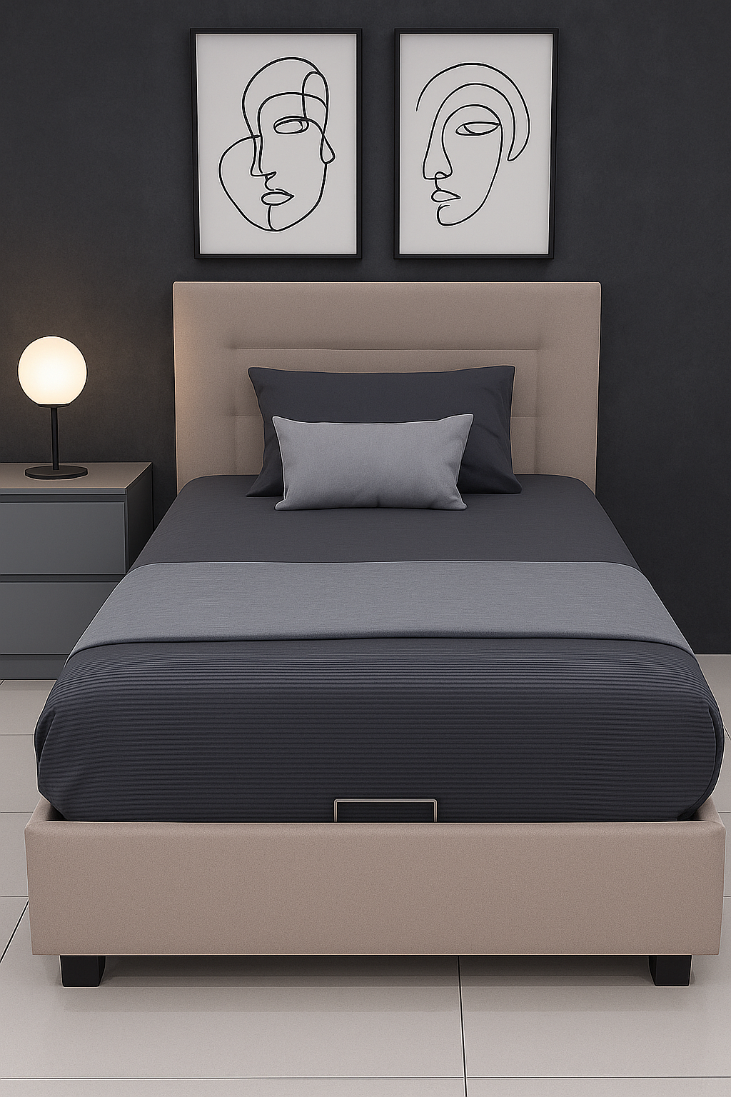 FAVORI TWIN BED WITH STORAGE