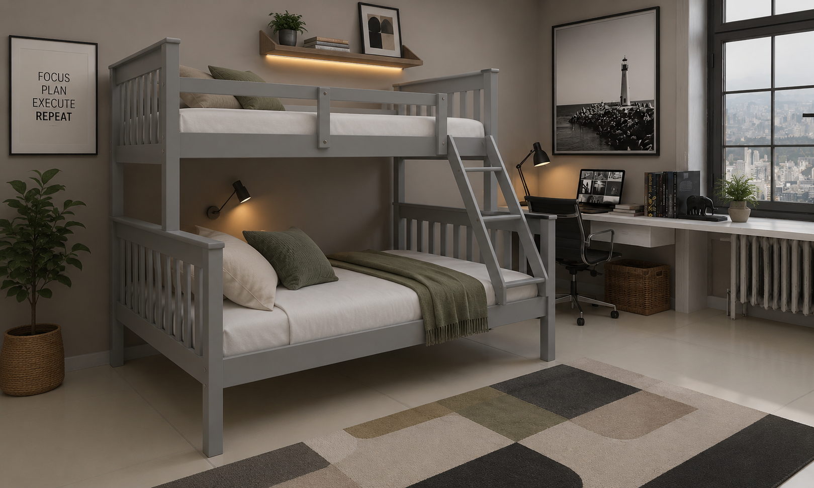 FLAIR TRIBLE BUNK BED