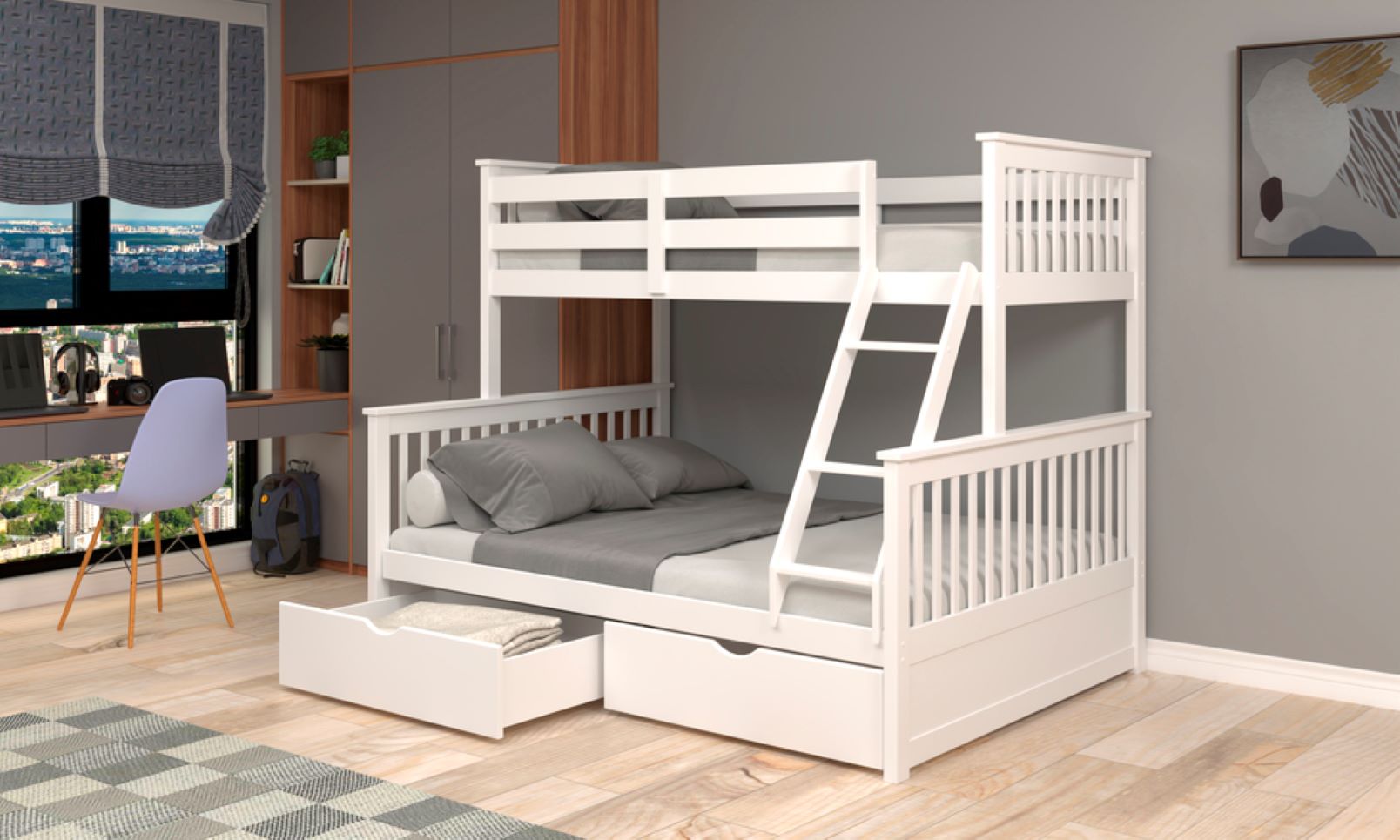 SWEET DREAM TRIBLE BUNK BED