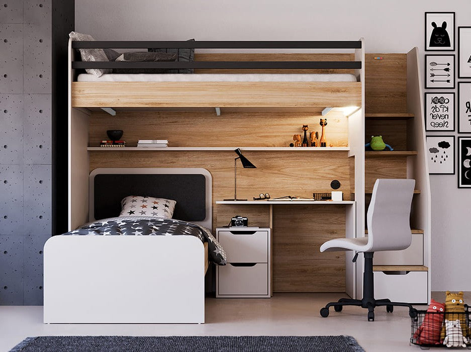 NEW OPTIONS BUNK BED WITH SINGLE BED