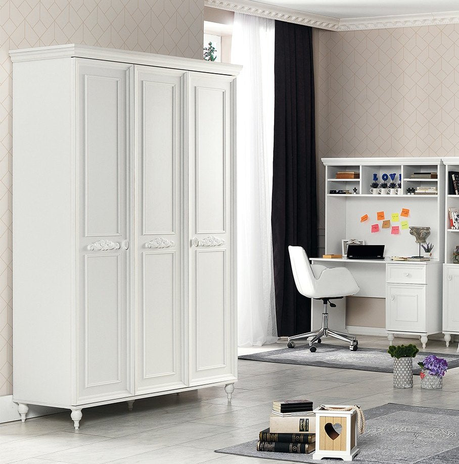 ANGEL 3 DOORS WARDROBE – Qortuba furniture قرطبة للأثاث