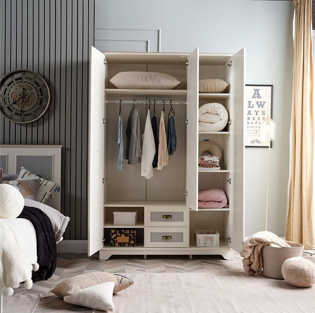 ODESSA 3 DOORS WARDROBE – Qortuba furniture قرطبة للأثاث