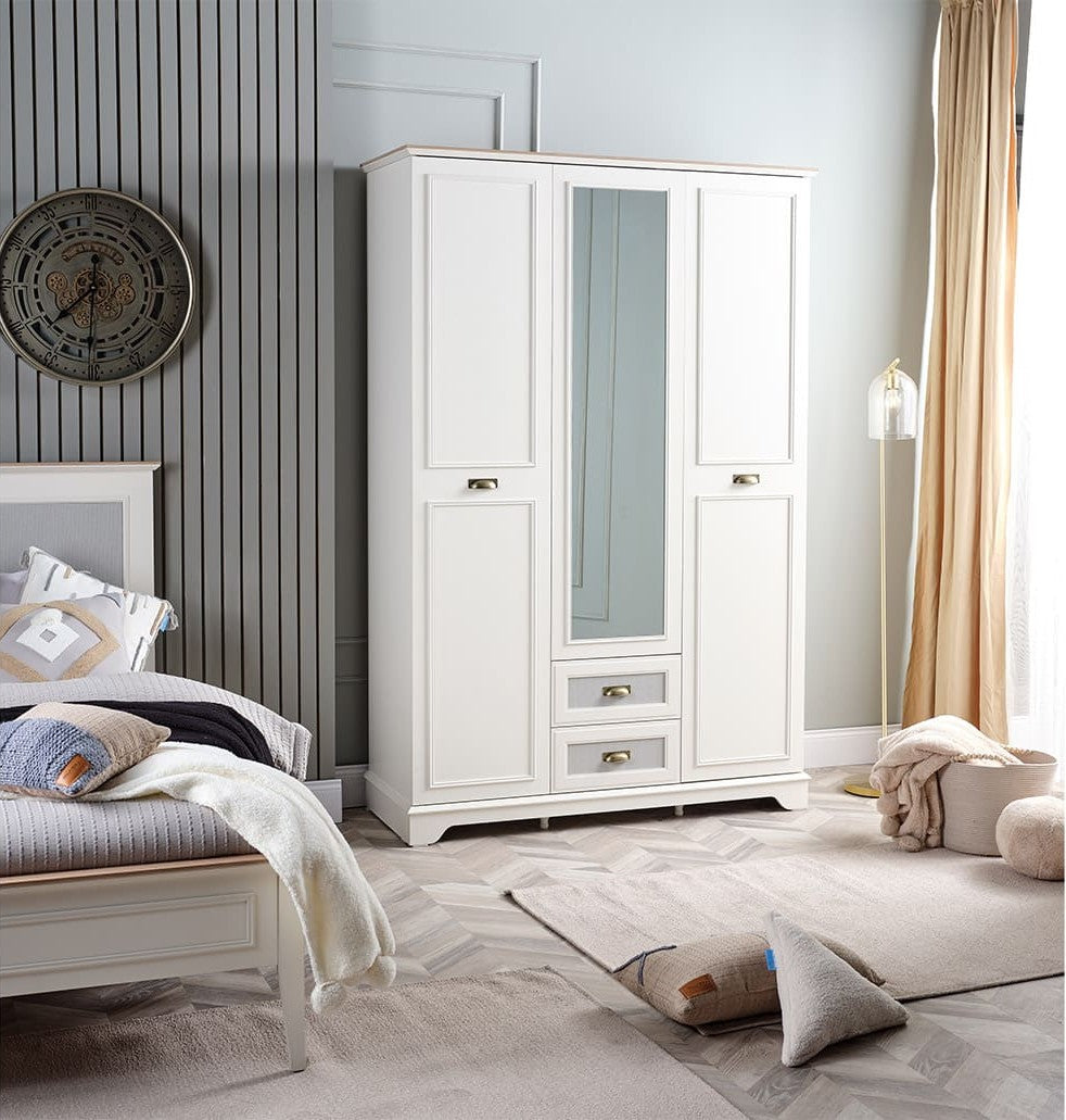 ODESSA 3 DOORS WARDROBE – Qortuba furniture قرطبة للأثاث