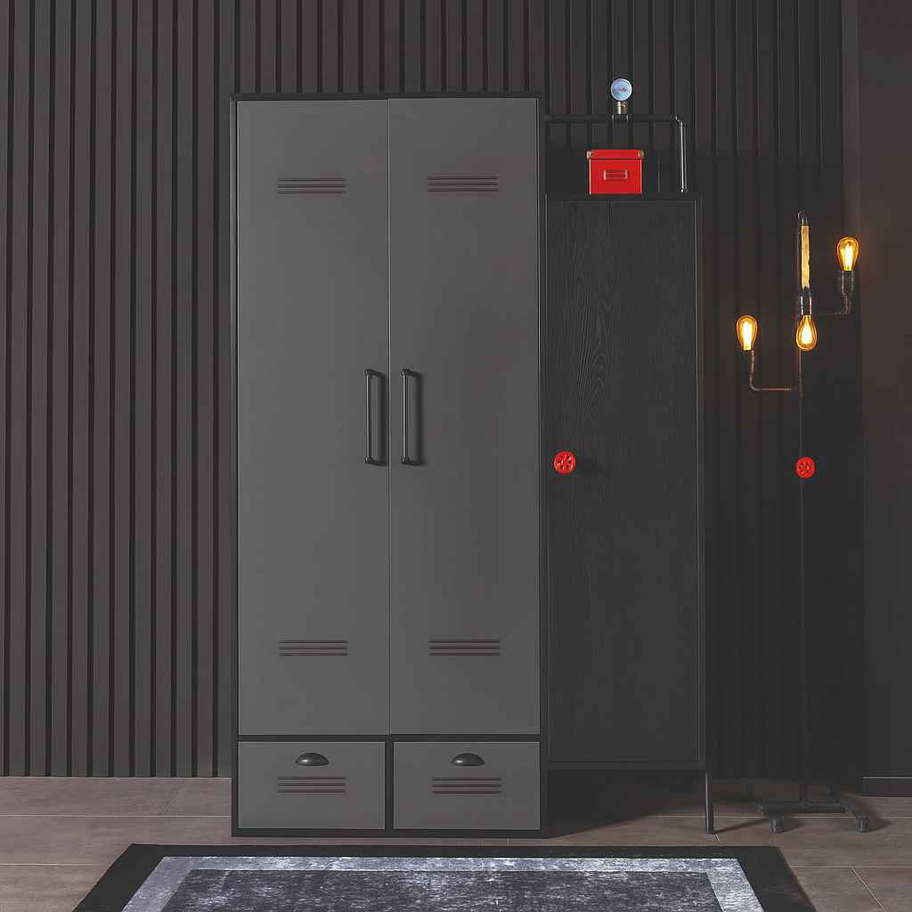 VALVE 3 DOORS WARDROBE – Qortuba furniture قرطبة للأثاث