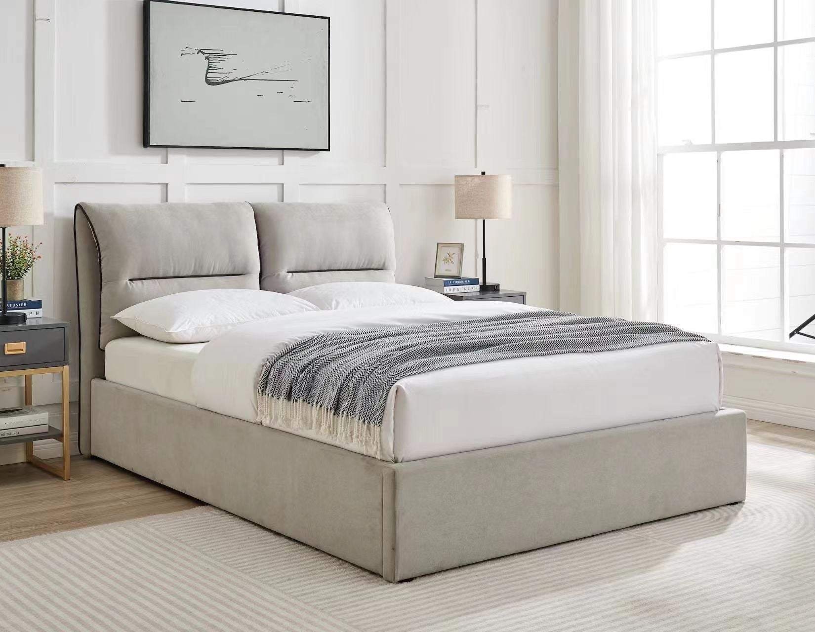 BONDI KING BED 180 CM WITH STOARGE