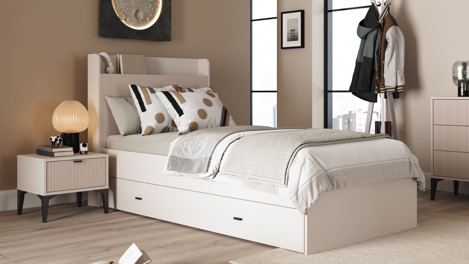 ZEN SINGLE BED WITH STORAGE