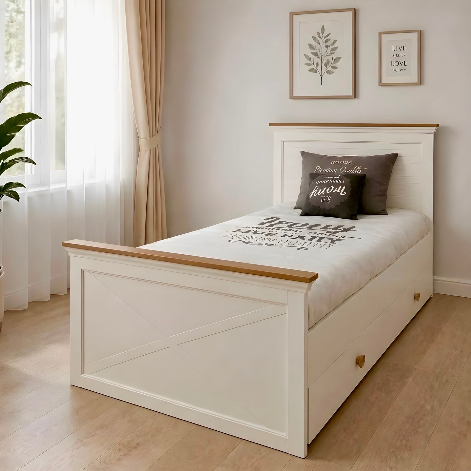 ATLAS SINGLE BED WITH STORAGE