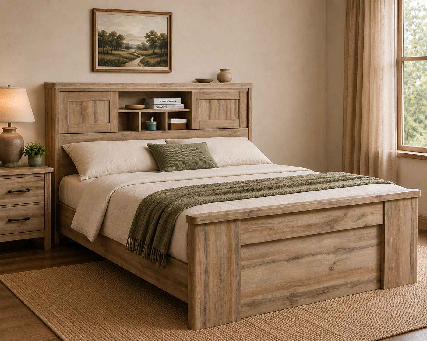 COLTON QUEEN BED 160 CM