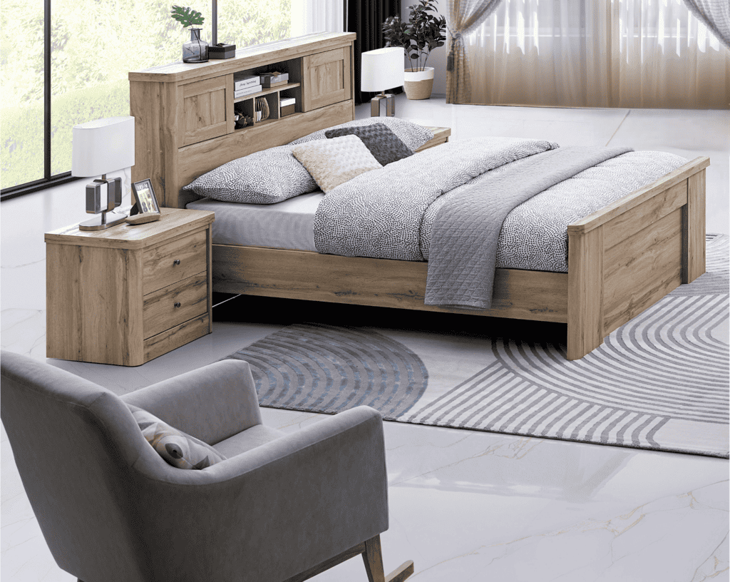 COLTON QUEEN BED 160 CM