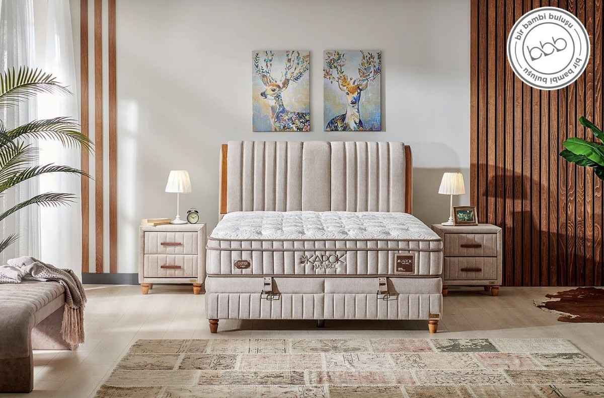 KAPOK QUEEN BED 160 CM WITH STORAGE