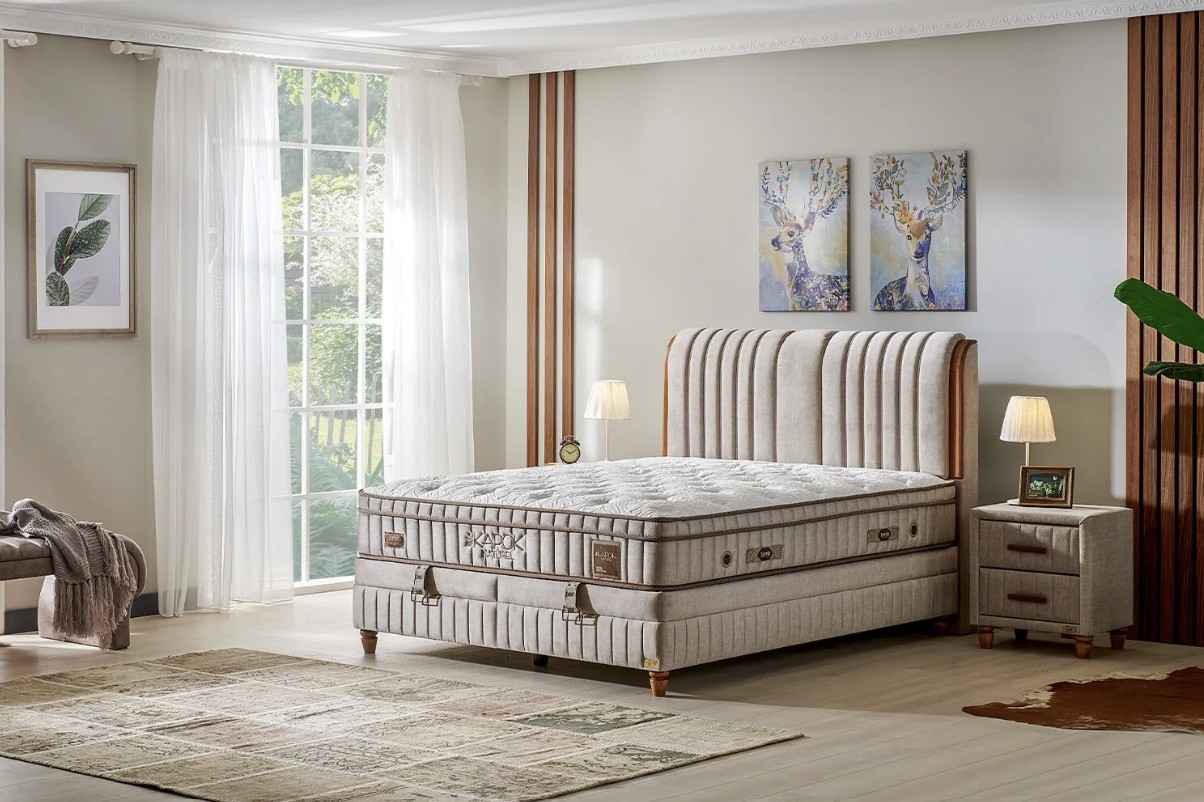KAPOK QUEEN BED 160 CM WITH STORAGE