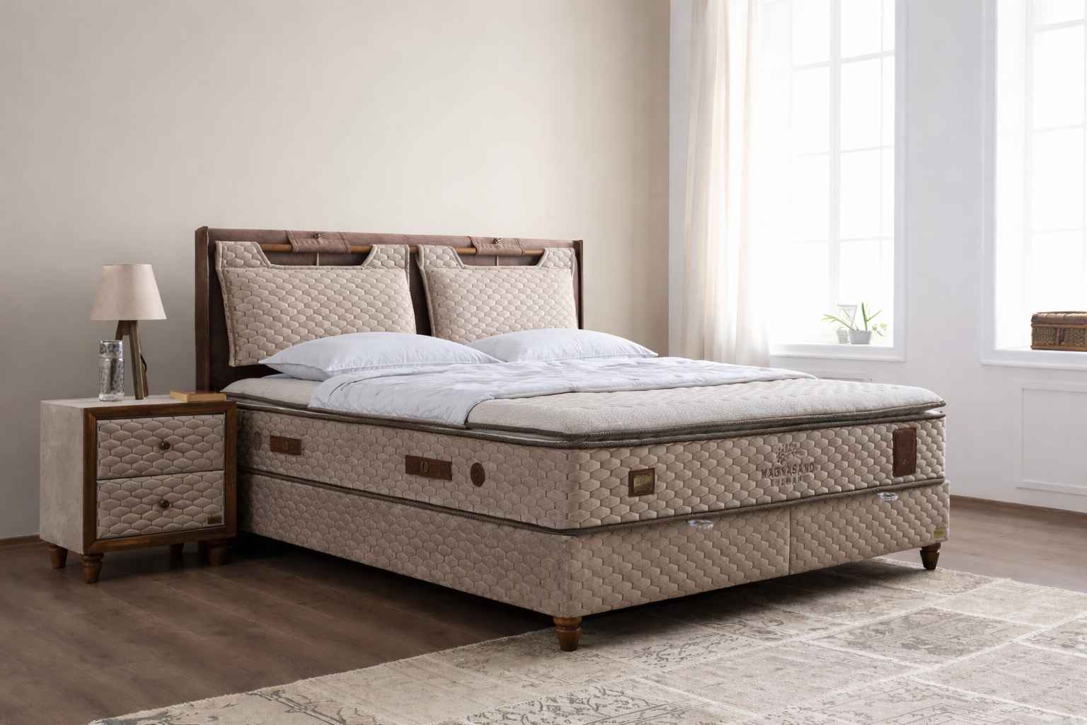 MAGNASAND BED 180 CM WITH STORAGE