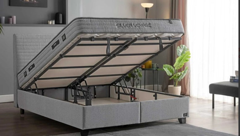 SILVER VOYAGE BED 180 CM WITH STORAGE
