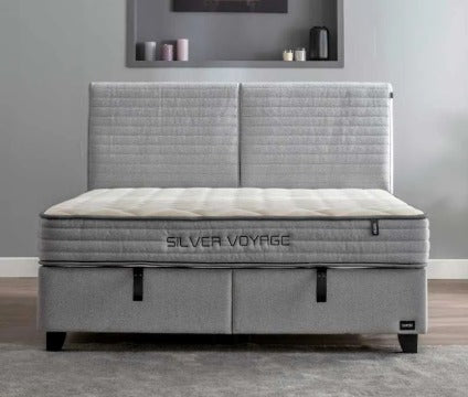 SILVER VOYAGE BED 180 CM WITH STORAGE