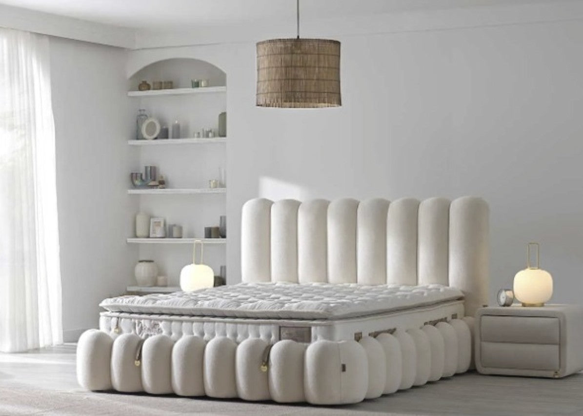 VANILLA KING BED 180 CM WITH STORAGE